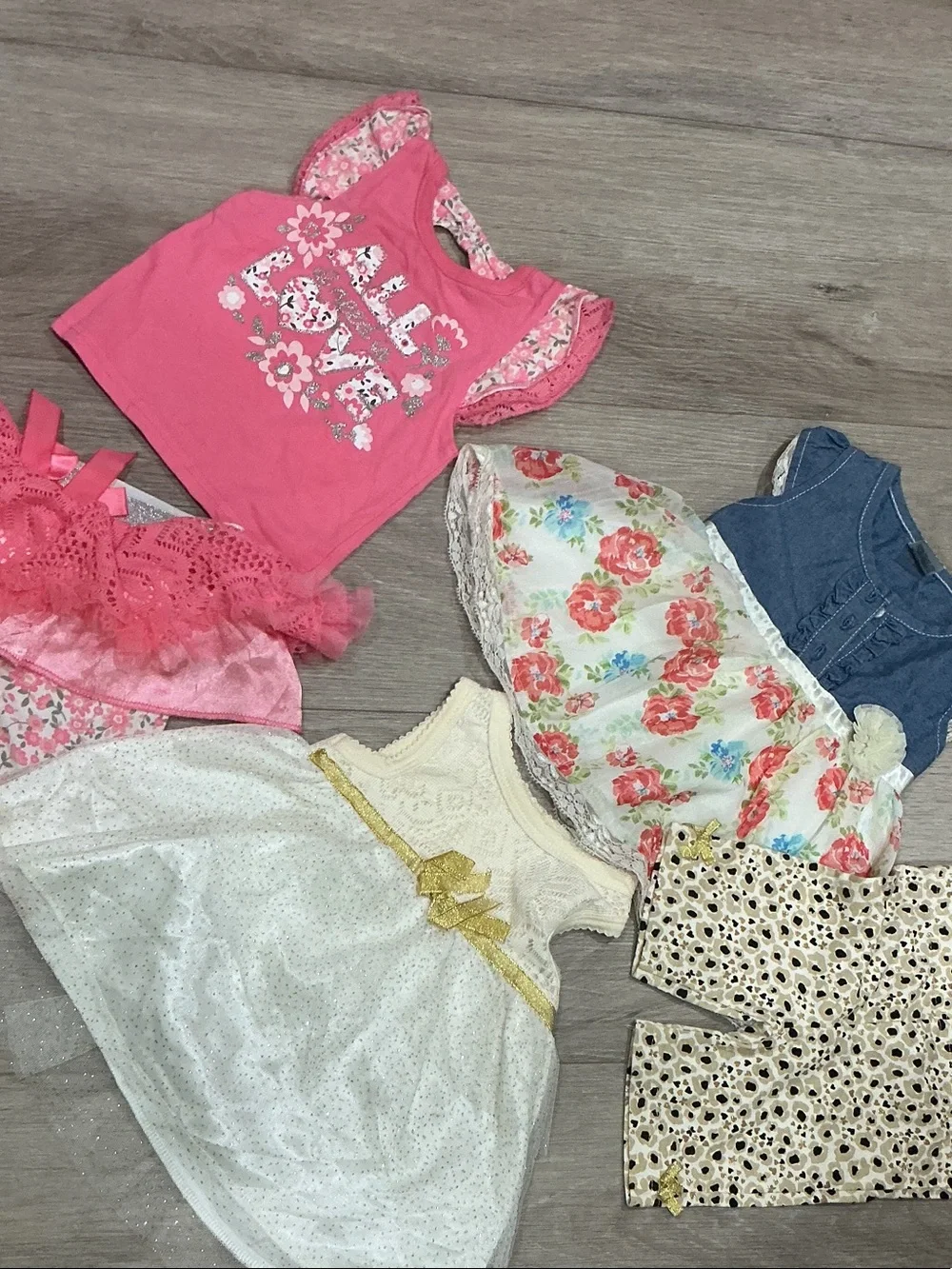 Pink Floral Graphic Baby Tank Top